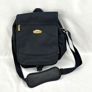 Ricardo Beverly Hills Black Daypack Backpack Travel Overnight Carry On Bag